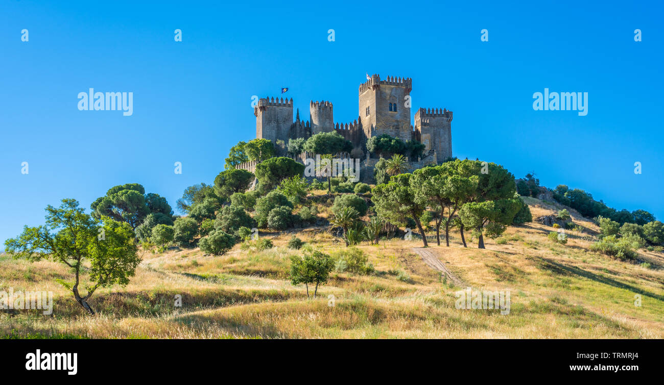 Almodovar del Rio Castle, in the province of Cordoba, Andalusia, Spain. Stock Photo