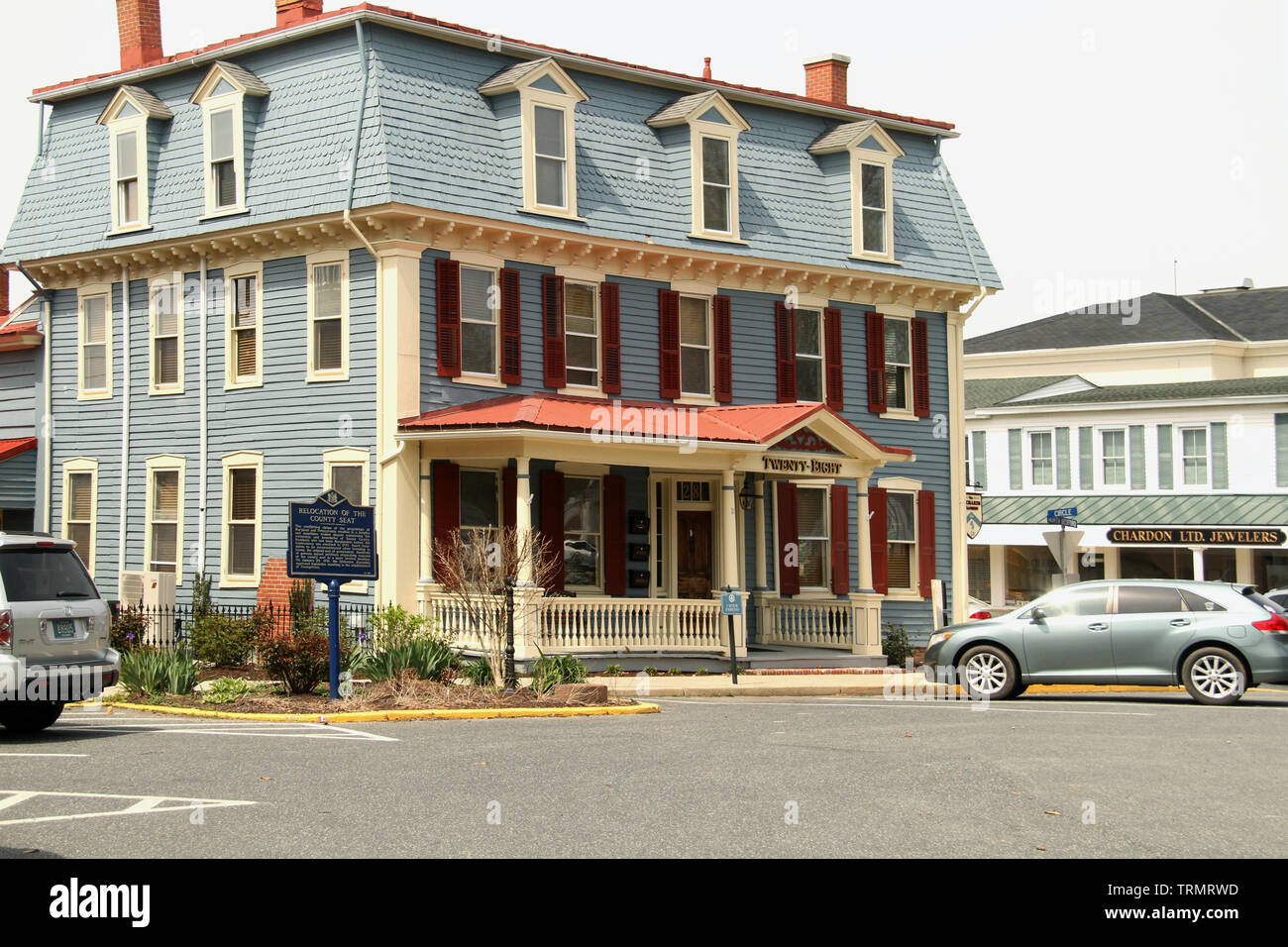 Large old building in downtown DE, USA Stock Photo Alamy