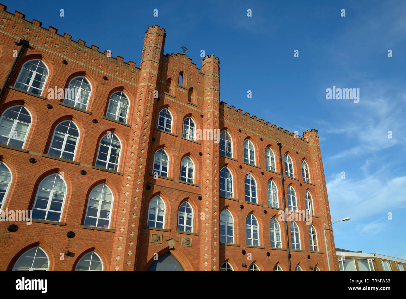 Detail of the Lace Mill, Beeston, Nottingham Stock Photo
