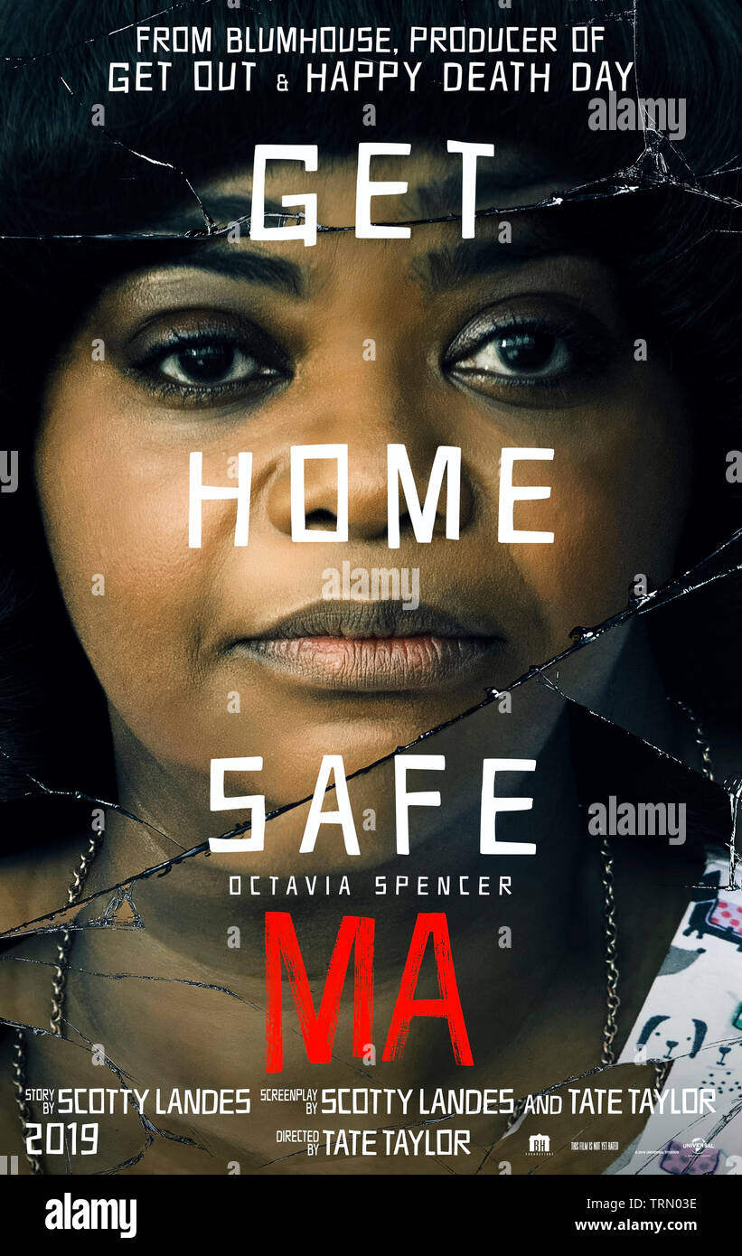 Ma (2019) directed by Tate Taylor and starring Octavia Spencer, Diana Silvers and Juliette Lewis. A lonely women befriends a group of teenagers but then things start to get weird… Stock Photo