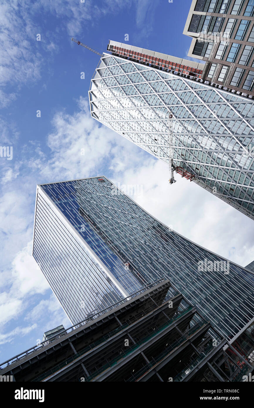 Modern buildings in Canary Wharf, London, uK Stock Photo - Alamy