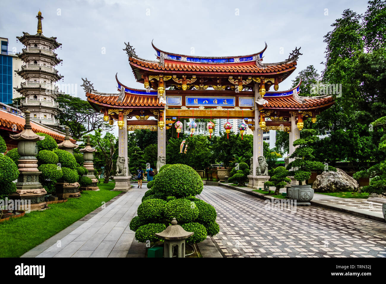 Singapore Dec 18 2018 Famous Lian Shan Shuang Lin Temple In Toa Payoh Was Gazetted As A National Monument On 14 October 1980 With Major Restorati Stock Photo Alamy