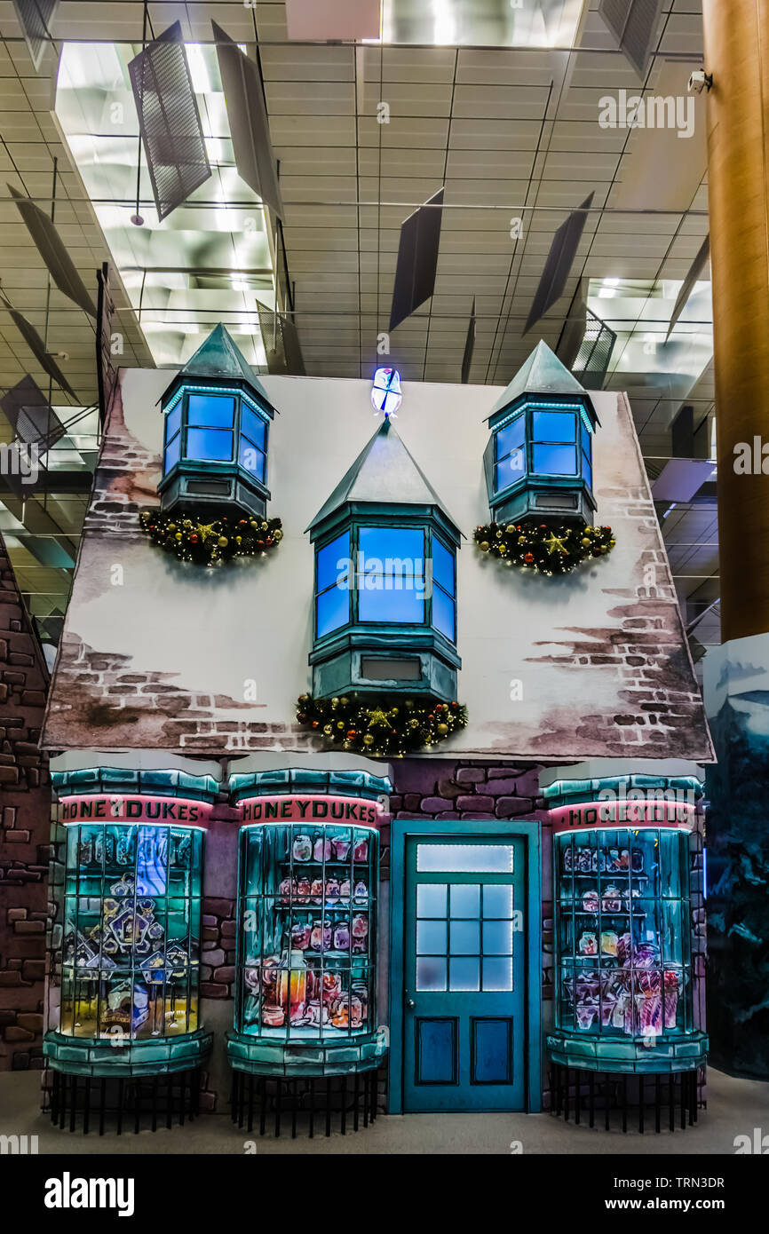 Singapore Nov 18, 2018 A Wizarding World Holiday at Changi, a Harry