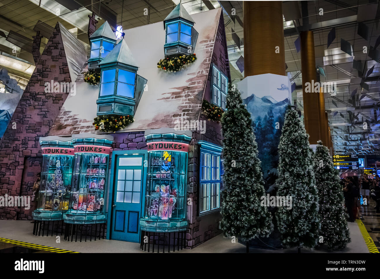 Singapore Nov 18, 2018 A Wizarding World Holiday at Changi, a Harry