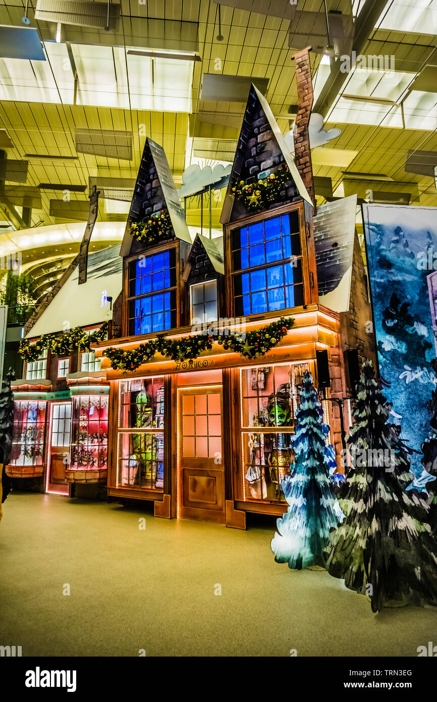 Singapore Nov 18, 2018 A Wizarding World Holiday at Changi, a Harry