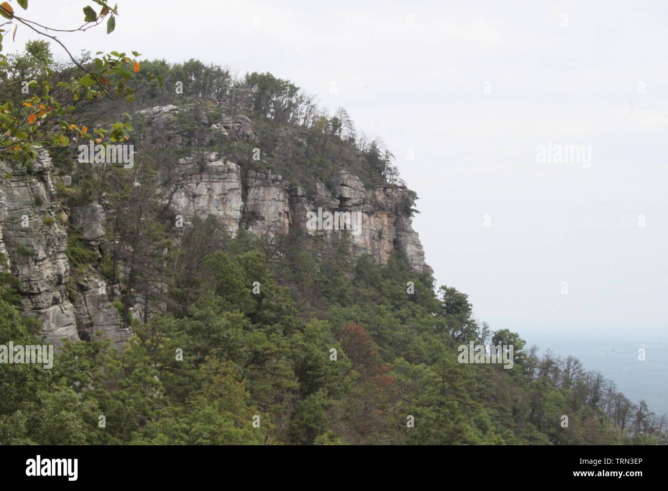 The big Pinnacle at Pilot Mountain, North Carolina Stock Photo Alamy