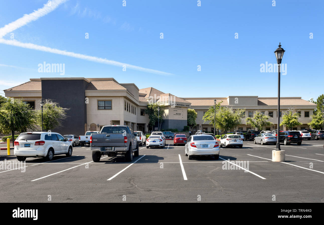 Las Vegas medical district commercial property. Stock Photo