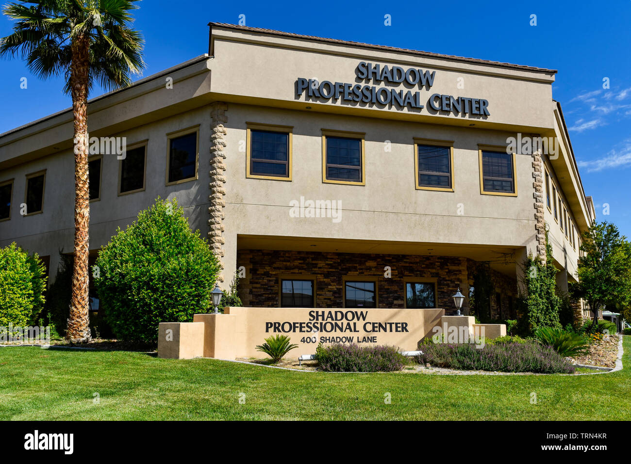 Las Vegas medical district commercial property. Stock Photo