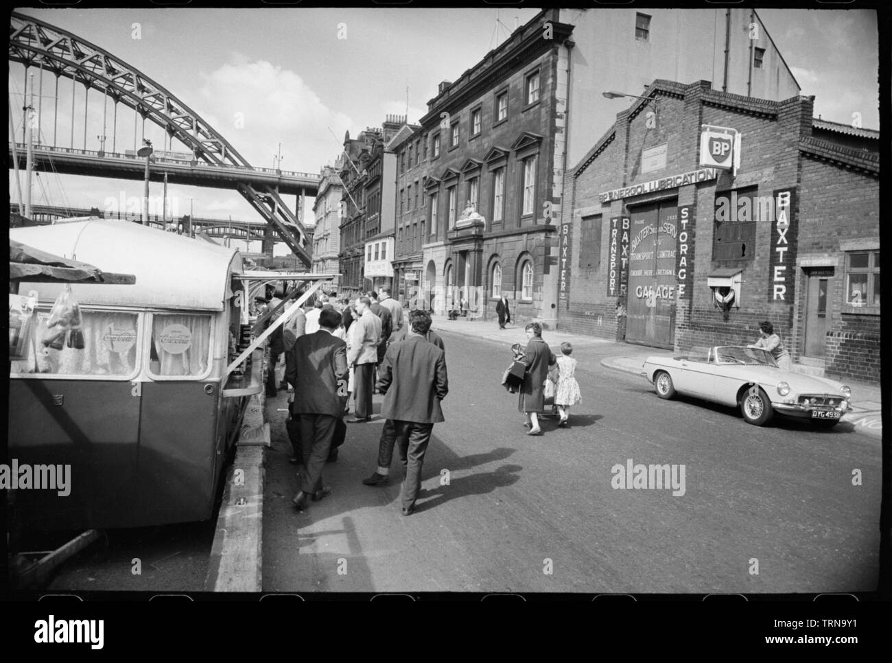 Quayside, Newcastle Upon Tyne, c1955-c1980. Creator: Ursula Clark. Stock Photo
