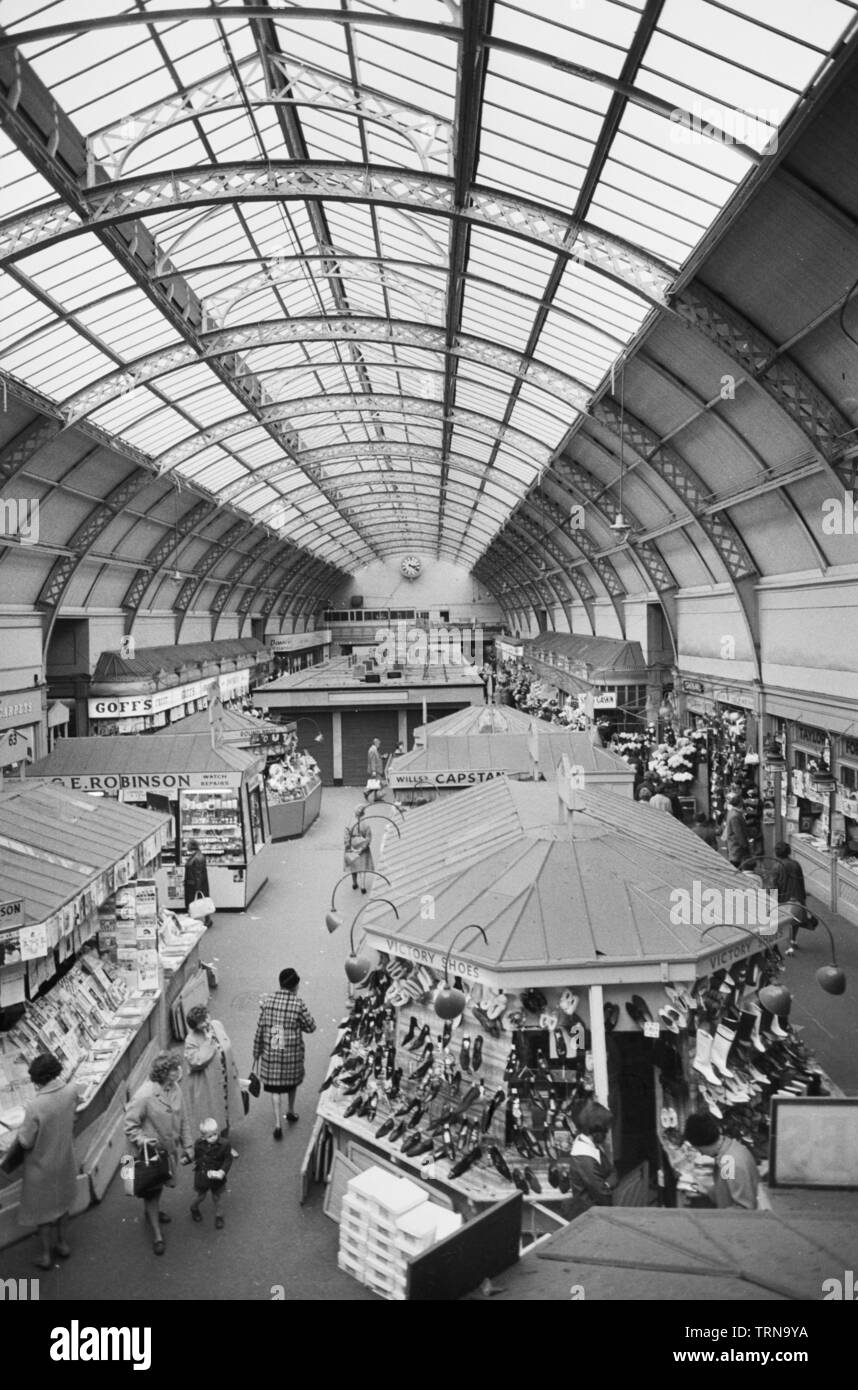 Grainger Market, Newcastle upon Tyne, c1955-c1980. Creator: Ursula Clark. Stock Photo