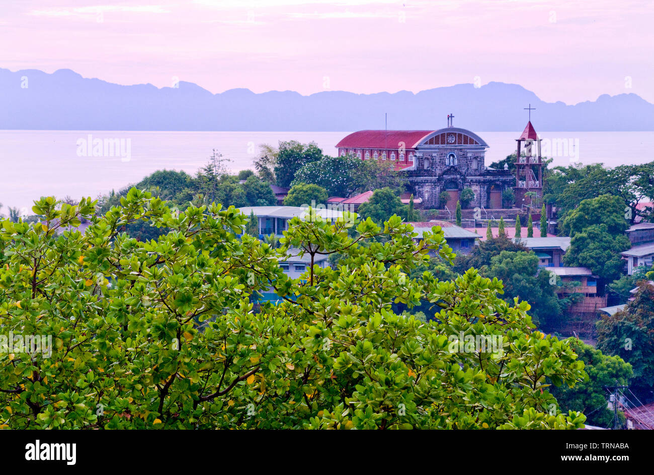 The island of Culion was a former leper colony, a world class institution for its natural facilities, which helped eradicate leprosy as contagious. Stock Photo