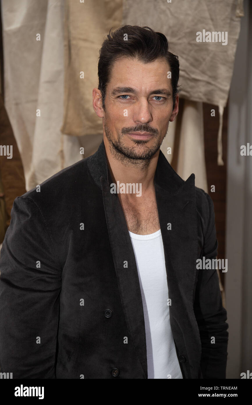 David Gandy at Belstaff Spring Summer 2020 Collection Travelogue Stock Photo