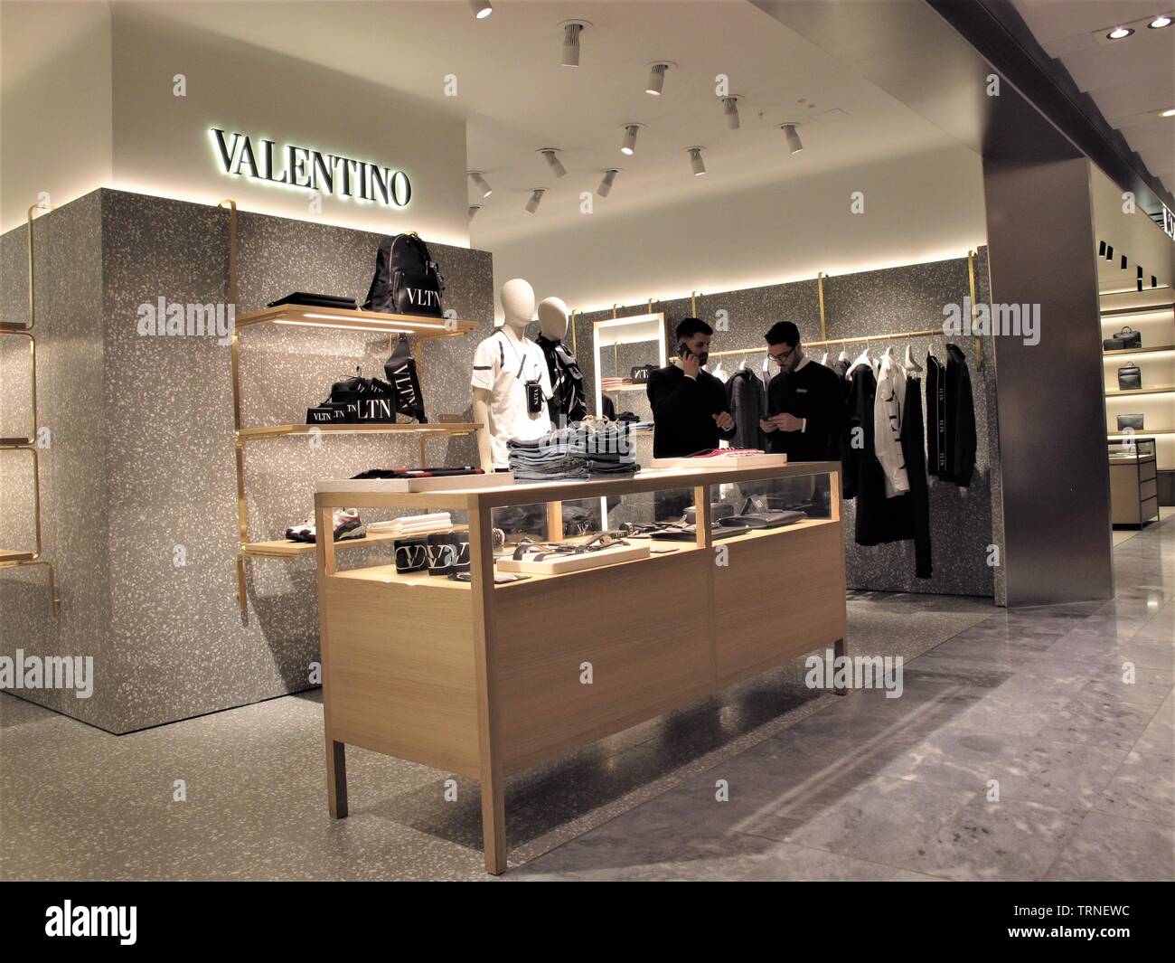 lysere chef Politik Valentino clothing at the Rinascente fashion store in Rome Stock Photo -  Alamy