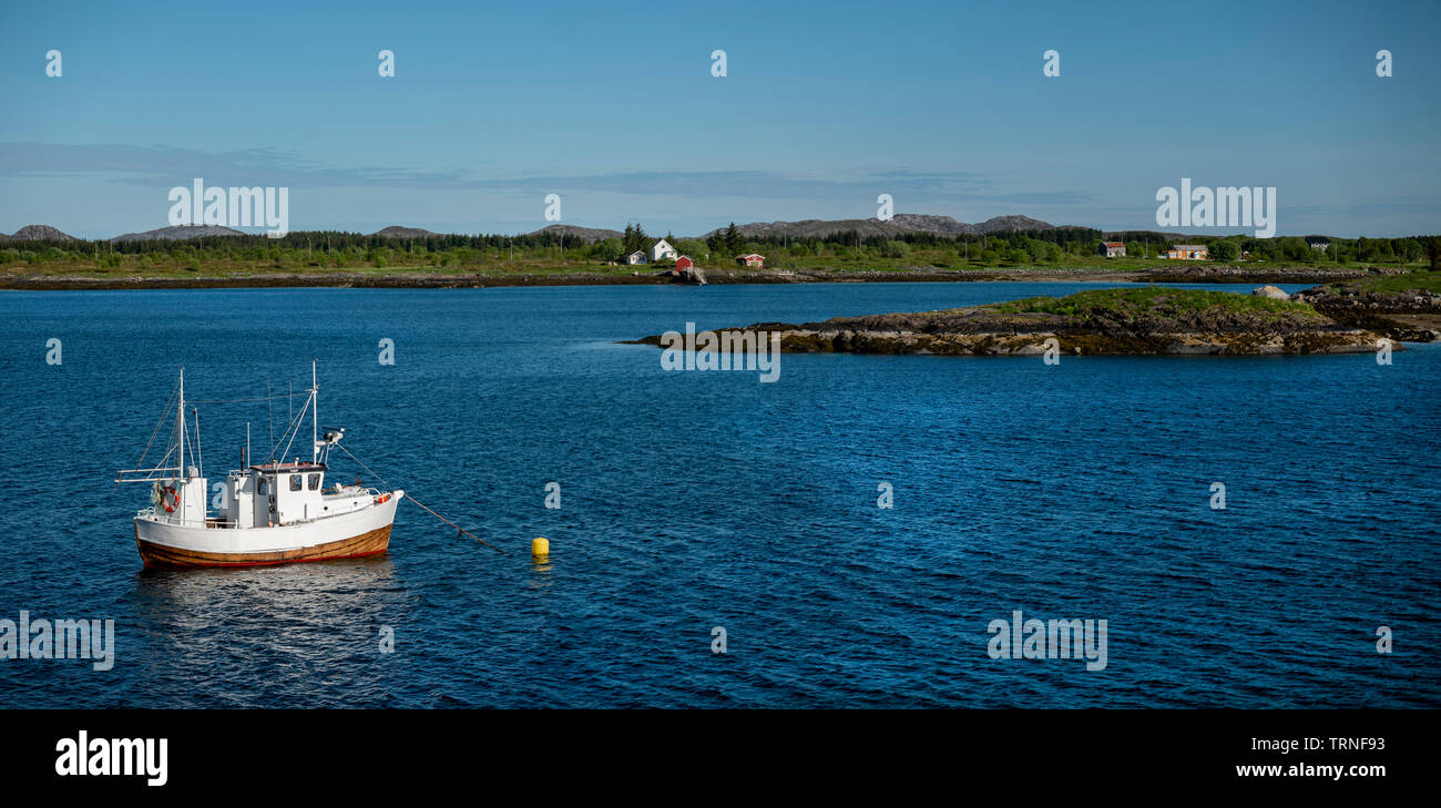 Heroy Island, Norway, summer 2019. Stock Photo