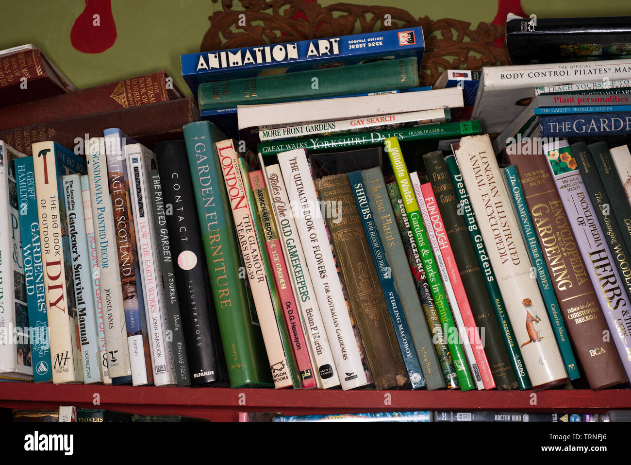 Bookshelf Stock Photo