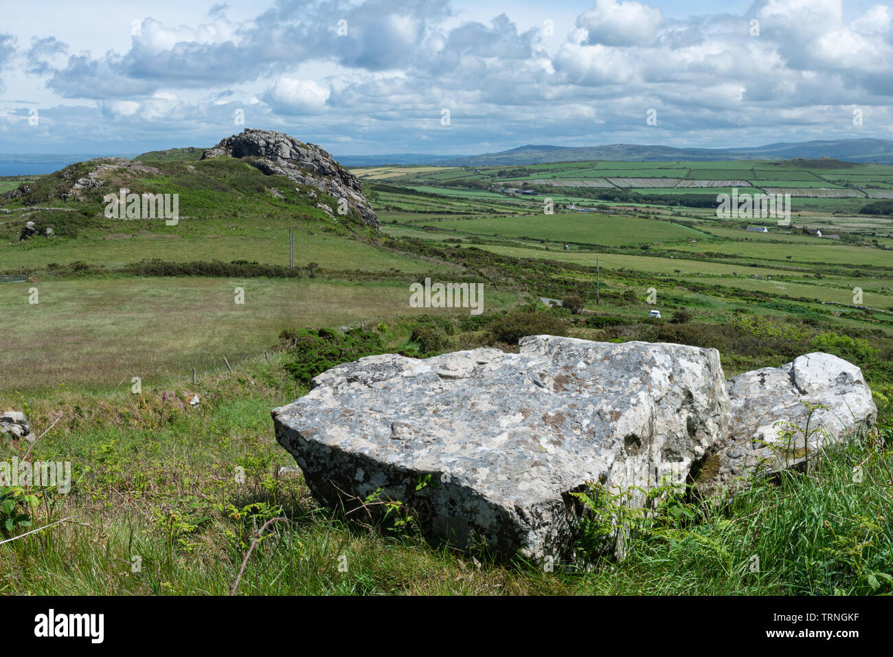 Strumble Head Rocks Strumble Head coastal scenery and rugged rocky landscape during summer ...