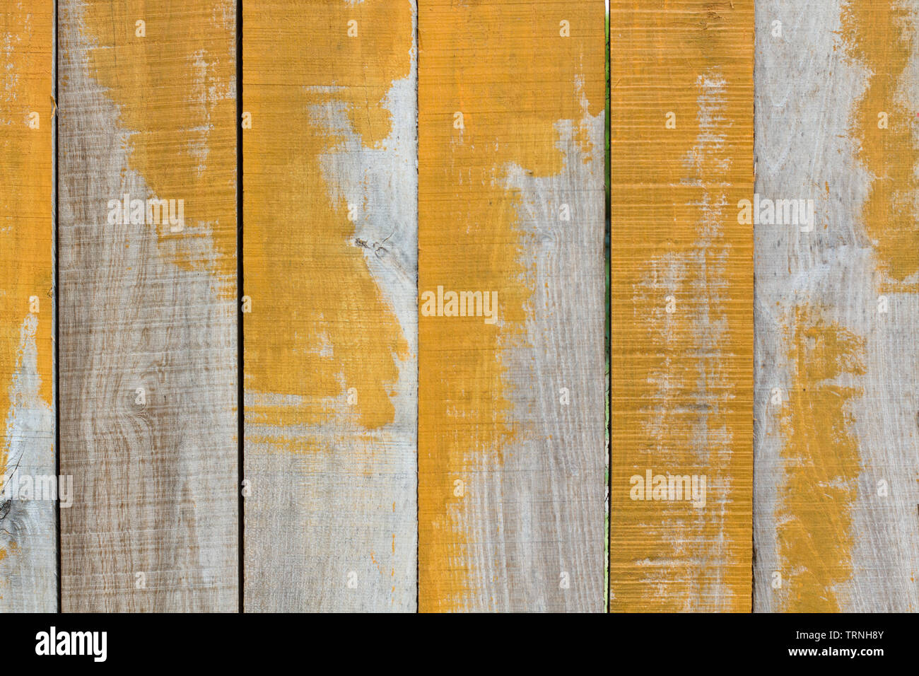 Wood background with worn yellow paint Stock Photo - Alamy