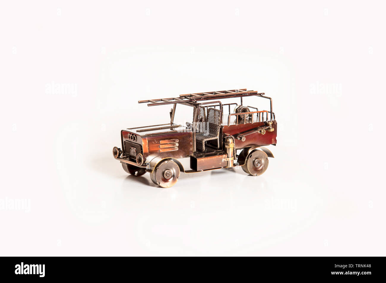 antique showpiece metal car & jeep Stock Photo