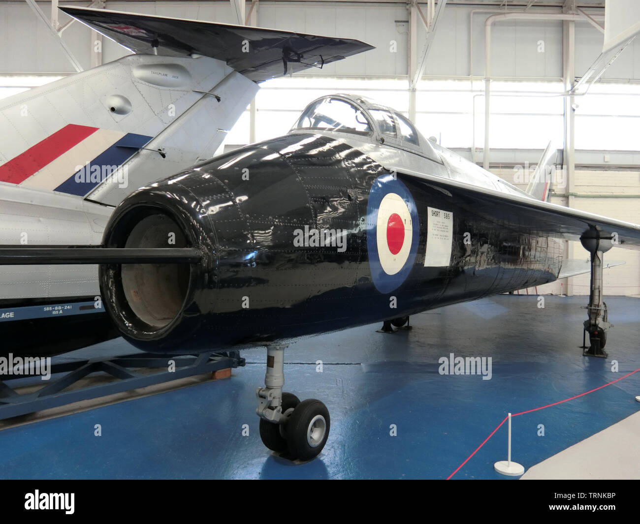 Short Brothers 1950s SB5 Experimental Research Jet Aircraft, UK Stock Photo