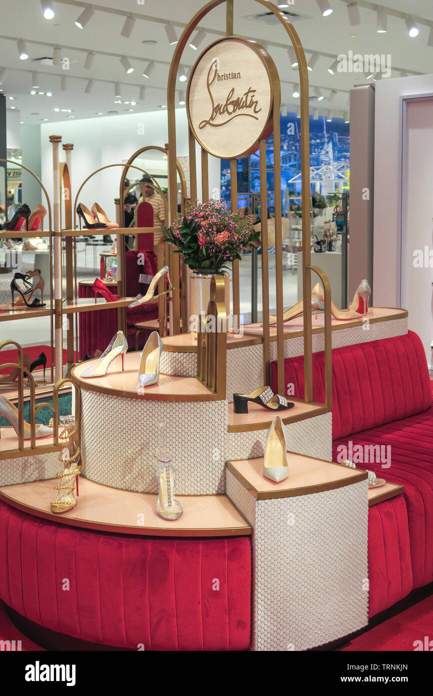 Interior of Neiman Marcus Department Store in the Hudson Yards Shopping