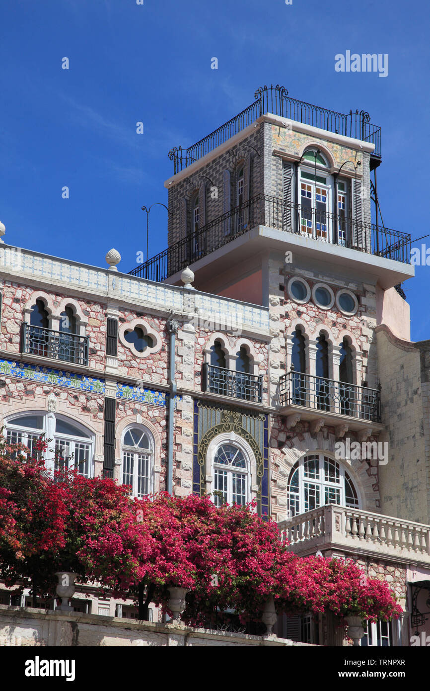 Portugal, Lisbon, Alfama, street scene, house, traditional architecture, Stock Photo