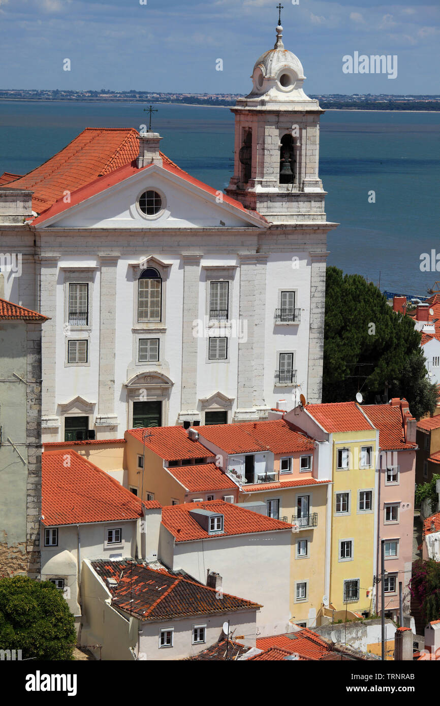 Portugal, Lisbon, Alfama, Sao Estevao Church, Stock Photo