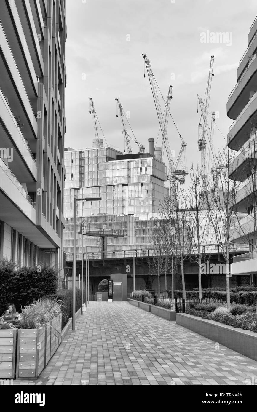 Batterseas Power Station being redeveloped in London, England Stock Photo