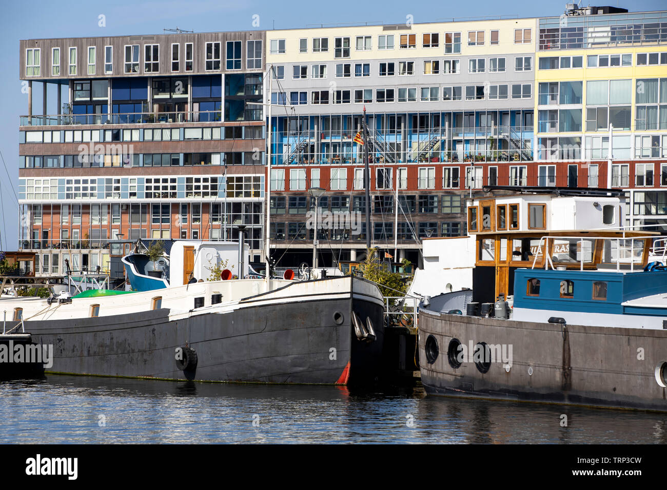 Amsterdam Netherlands Silodam Mvrdv Apartment Complex Port Houthavens Quarter Stock Photo Alamy