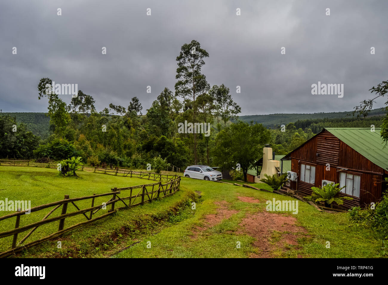 A Beautiful Log Wooden Cabin House In Sabie South Africa