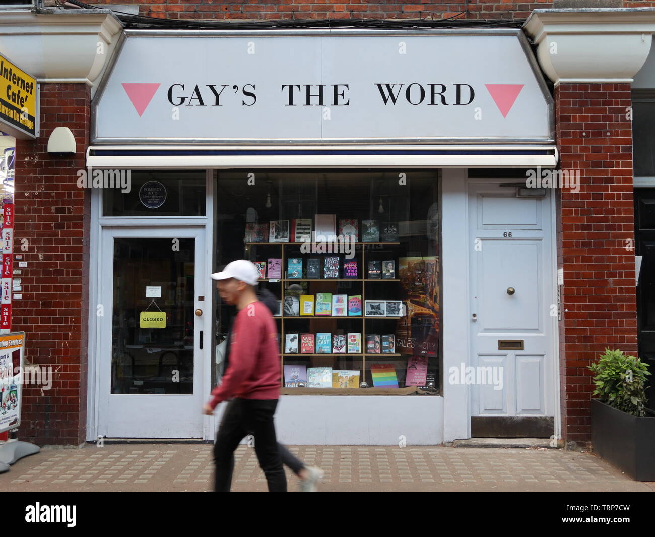 GAY'S THE WORD bookshop, Marchmont Street, London, England, UK Stock Photo