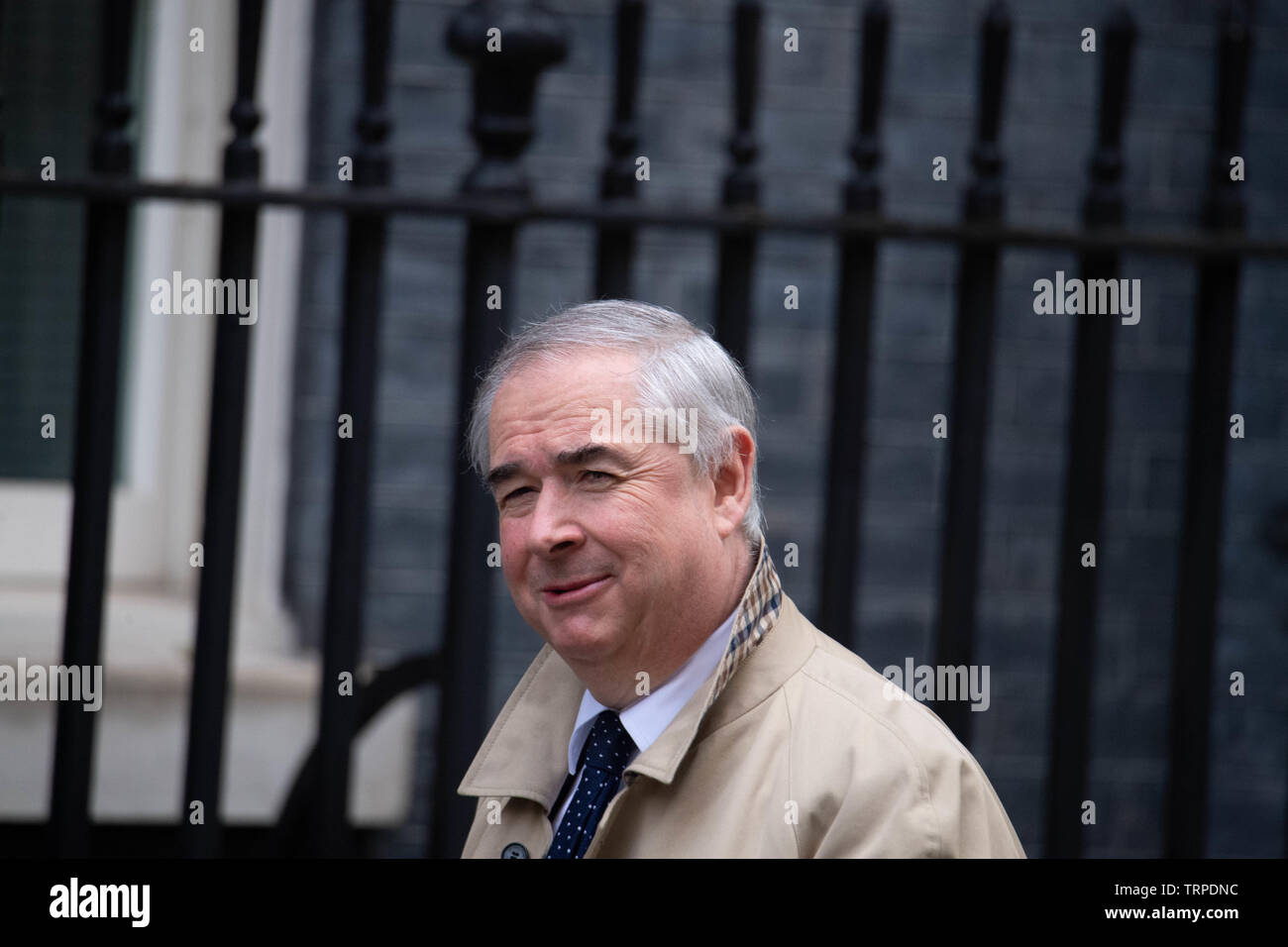 London 11th June 2019,  Geoffrey Cox QC MP arrives at a Cabinet meeting at 10 Downing Street, London Credit Ian Davidson/Alamy Live News Stock Photo
