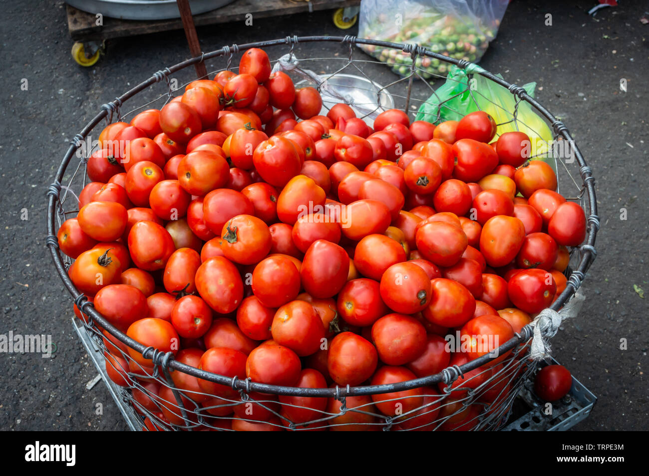 tomato in local market in Saigon Stock Photo - Alamy