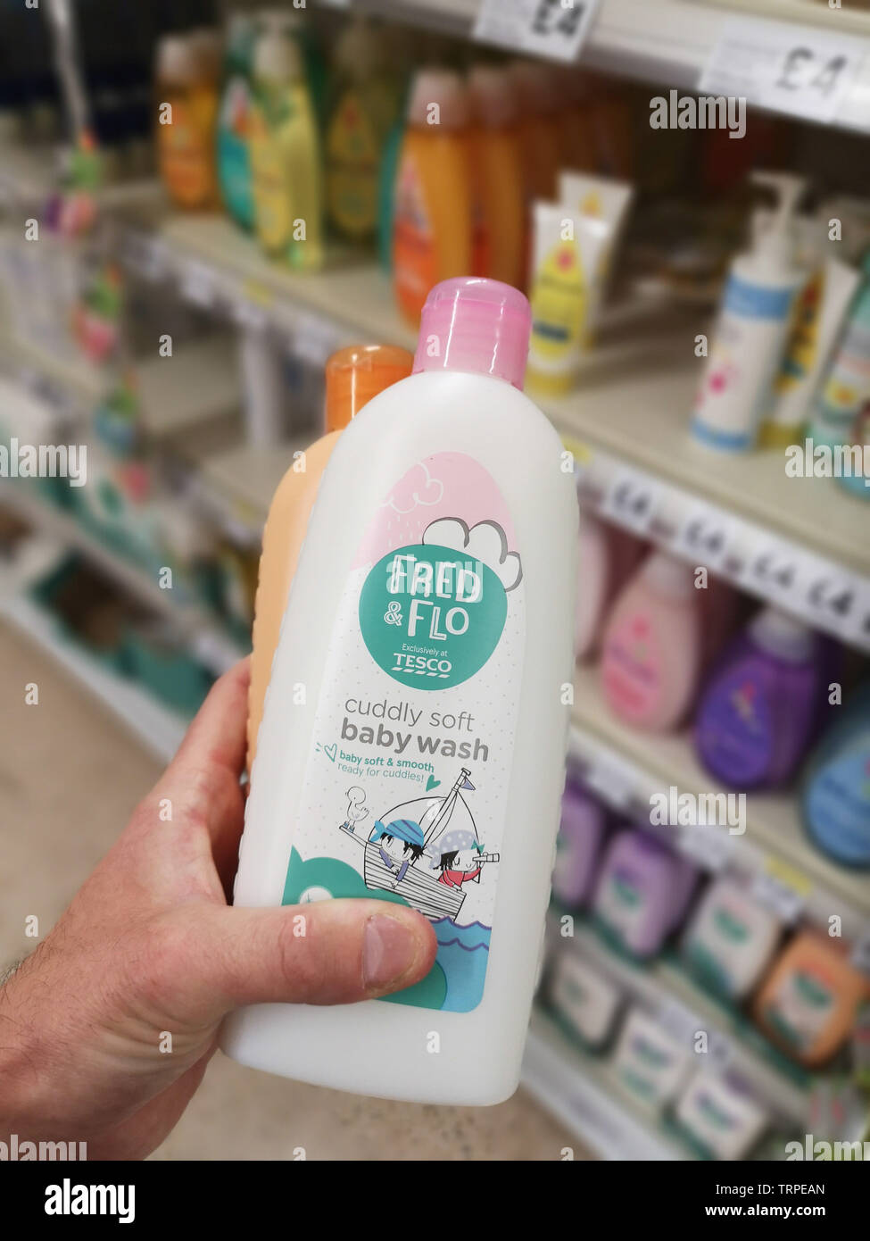 tesco baby wash