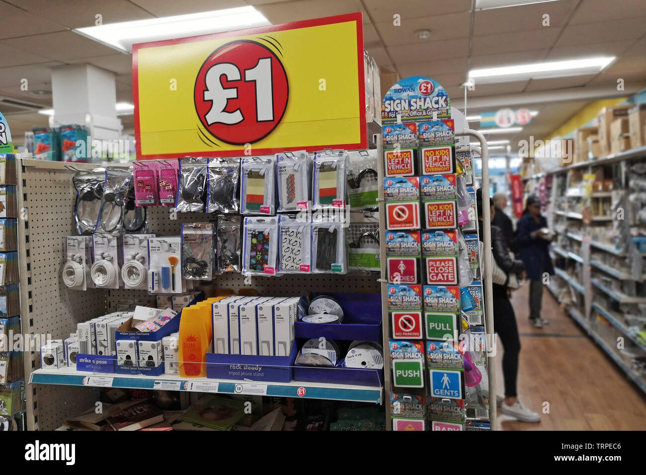 Poundland and products hires stock photography and images Alamy