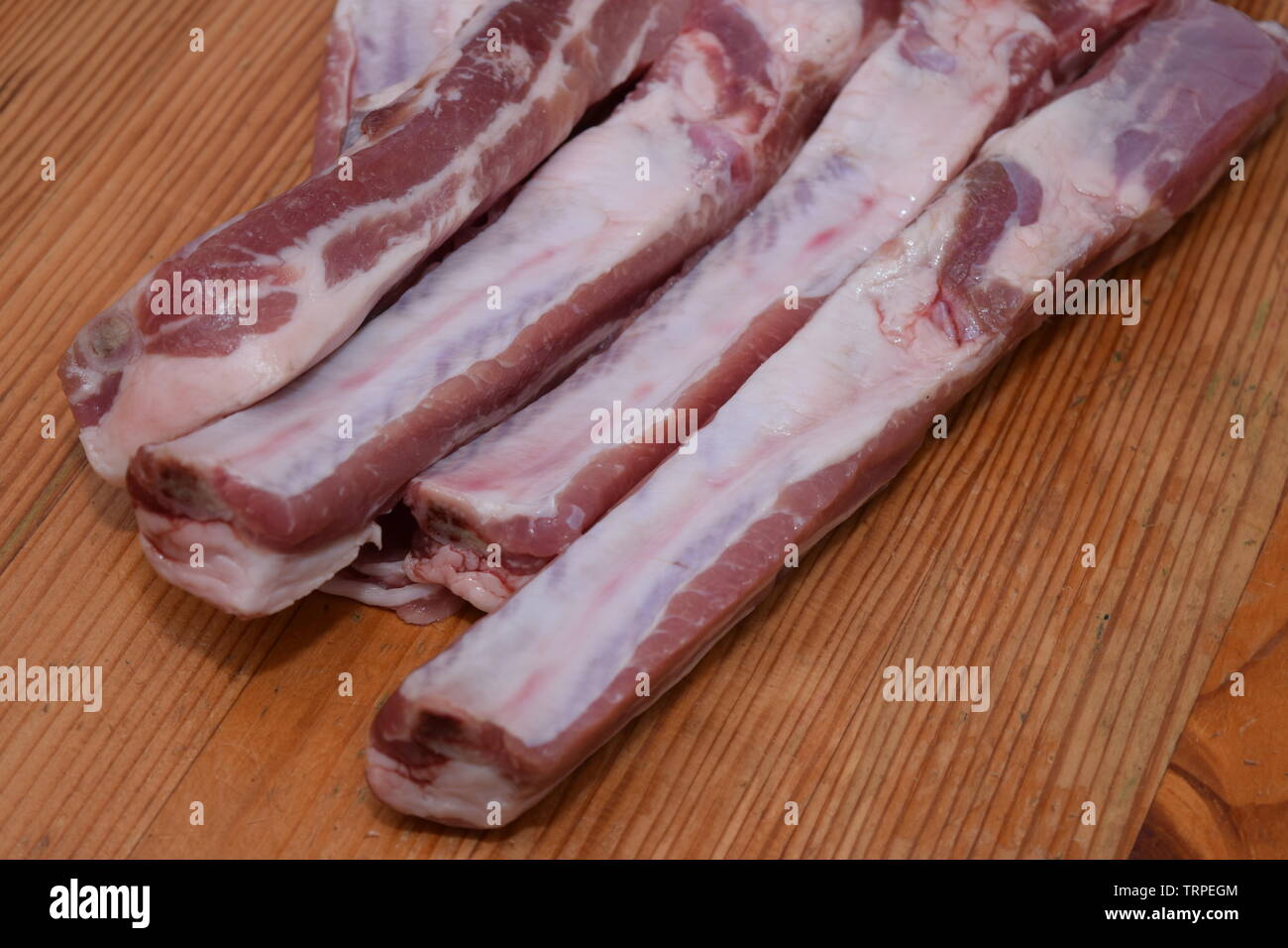 Preparing pork ribs hi-res stock photography and images - Alamy