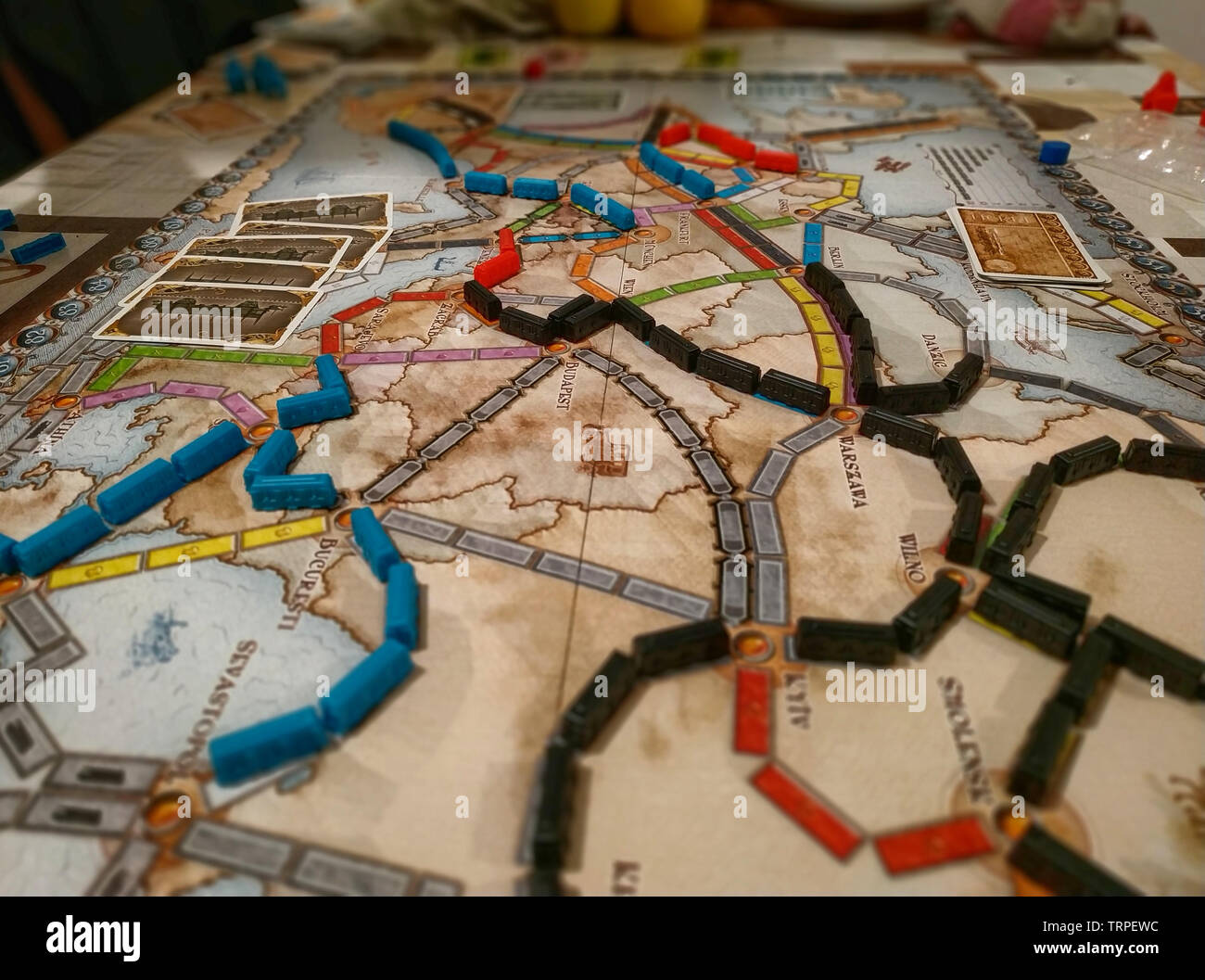 Board game ticket to ride hi-res stock photography and images - Alamy