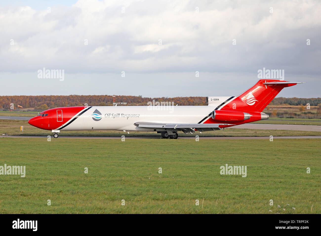 Oil Spill Response Boeing 727 Stock Photo Alamy