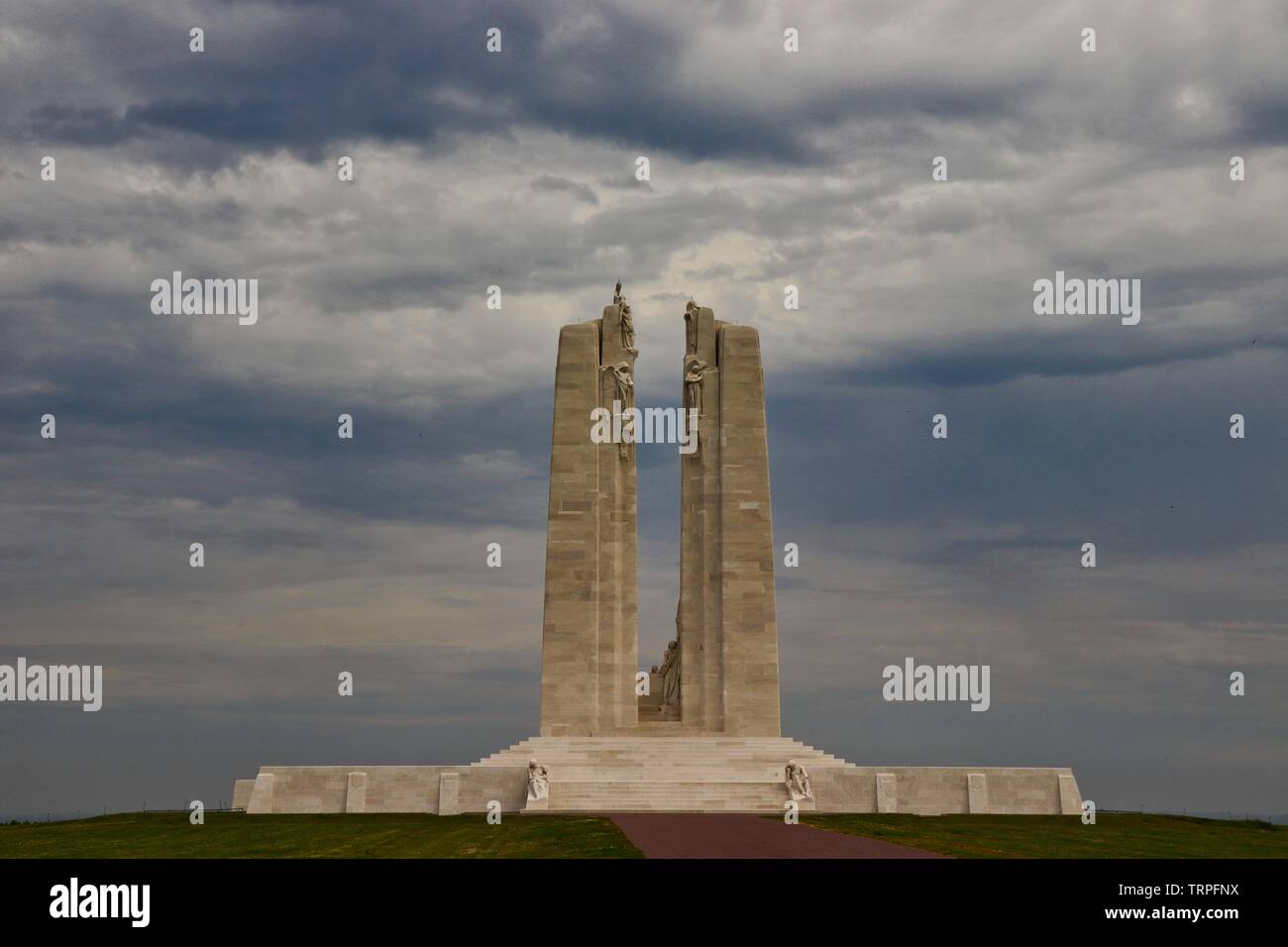 Canadian Memorial at Vimy Ridge, France Stock Photo