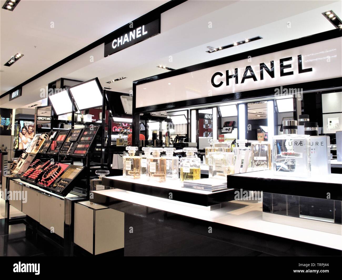 Chanel cosmetics outlet editorial stock photo. Image of fashion - 35896158