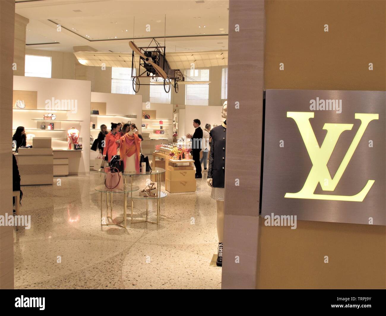 Yves Saint Laurent bags at the Rinascente fashion store in Rome Stock Photo  - Alamy