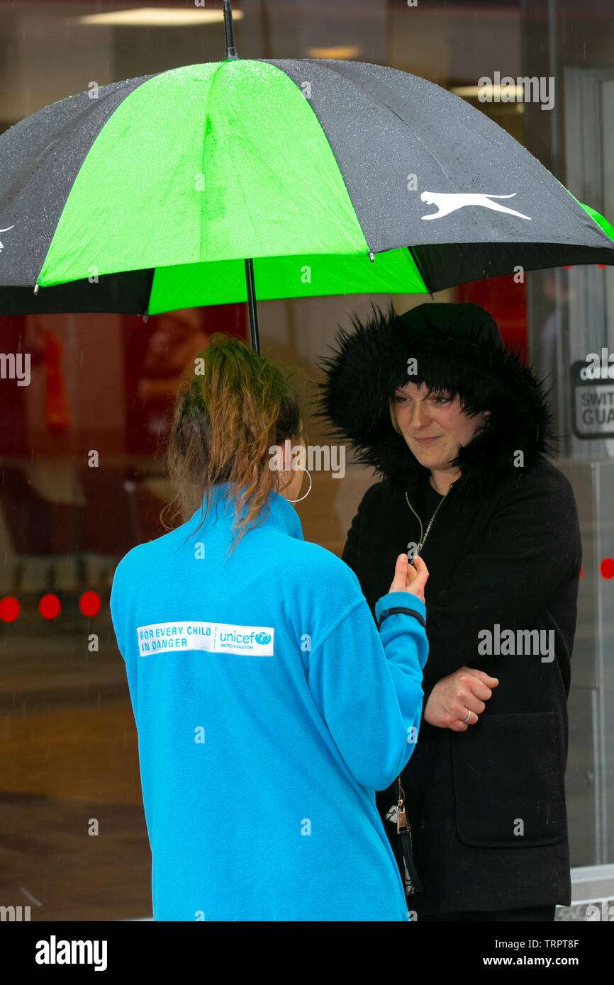 Unicef Charity fundraisers accosting shoppers in Preston to sign up for ...