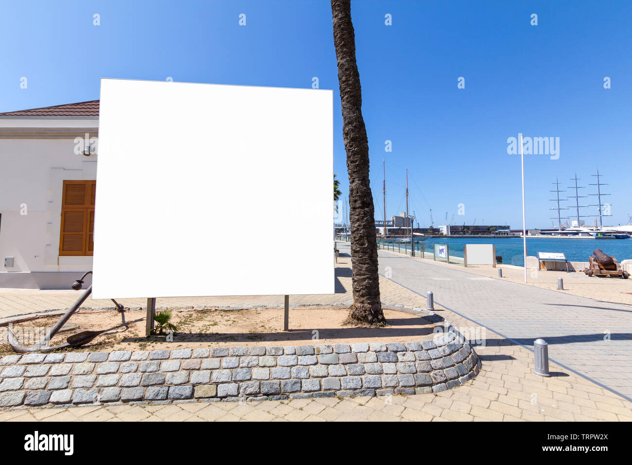 Empty billboard display next hi res stock photography and images Alamy