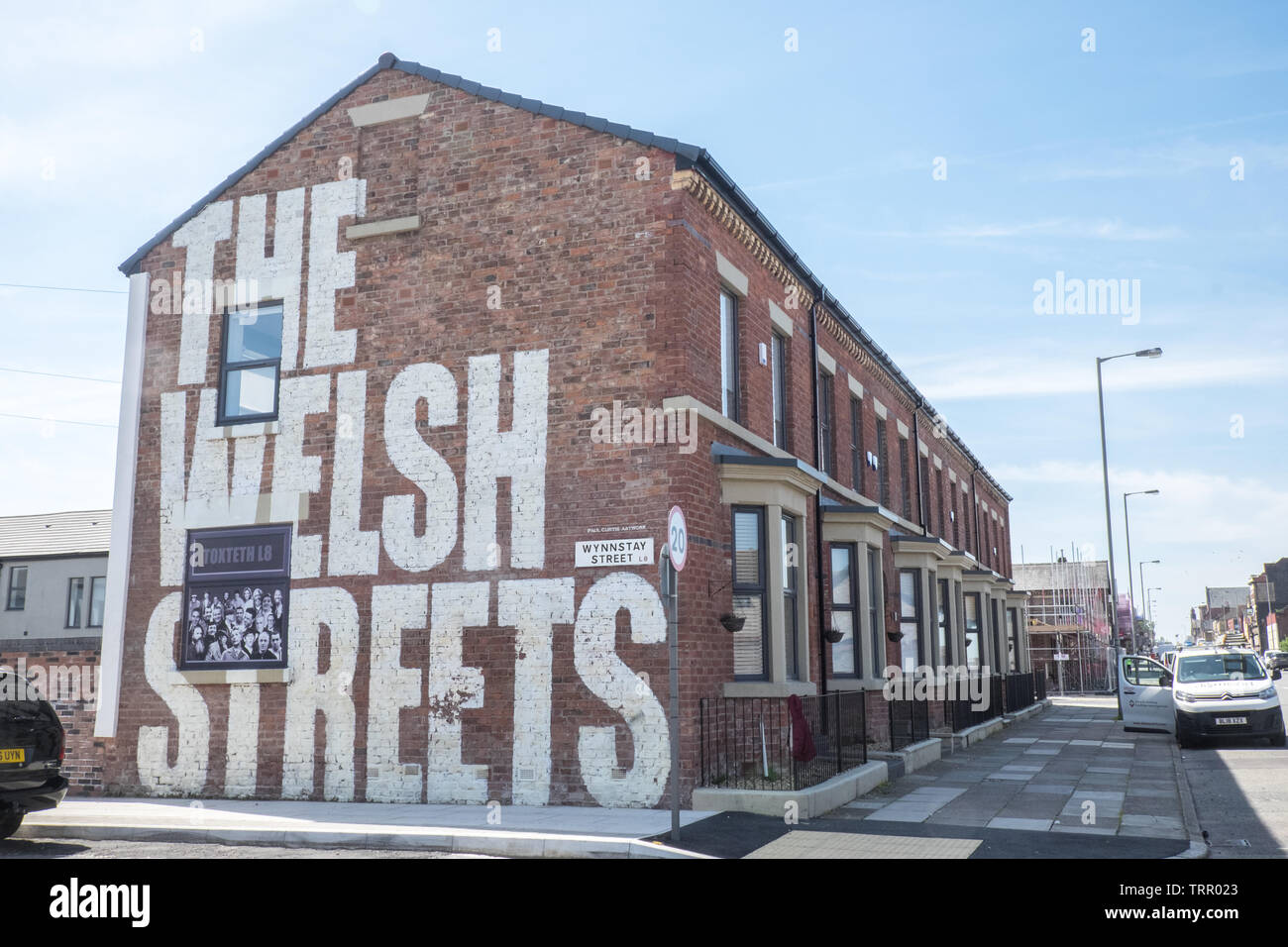 The Welsh Streets,Welsh Streets,Dingle,Toxteth,Liverpool 8,terrace,terraced,housing,redevelopment,Liverpool,Merseyside,Northern,city,England,UK,GB, Stock Photo