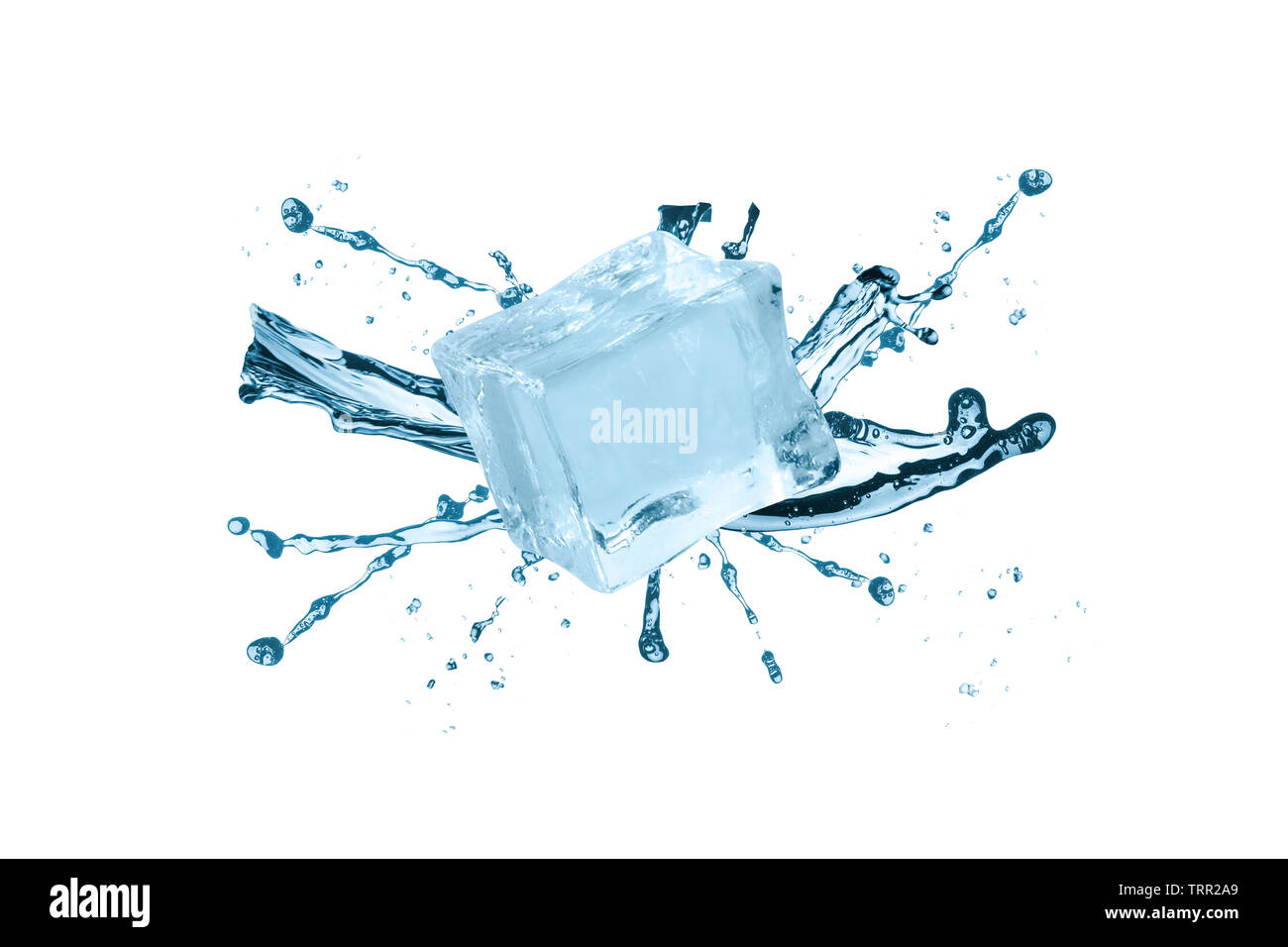 Premium Photo  Large ice cubes with frozen ice floes isolated on white  background