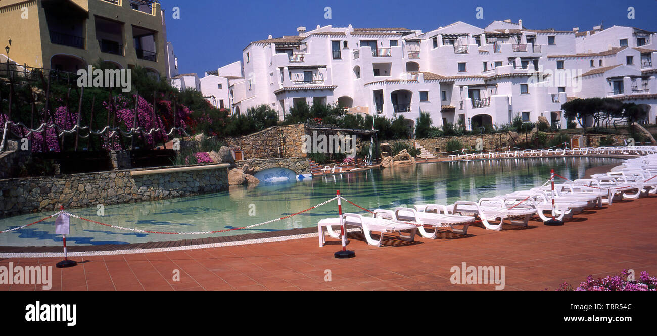 Stintino, Sardinia, Italy. Bagaglino village resort (scanned from  Fujichrome Velvia Stock Photo - Alamy, image size:1300x665