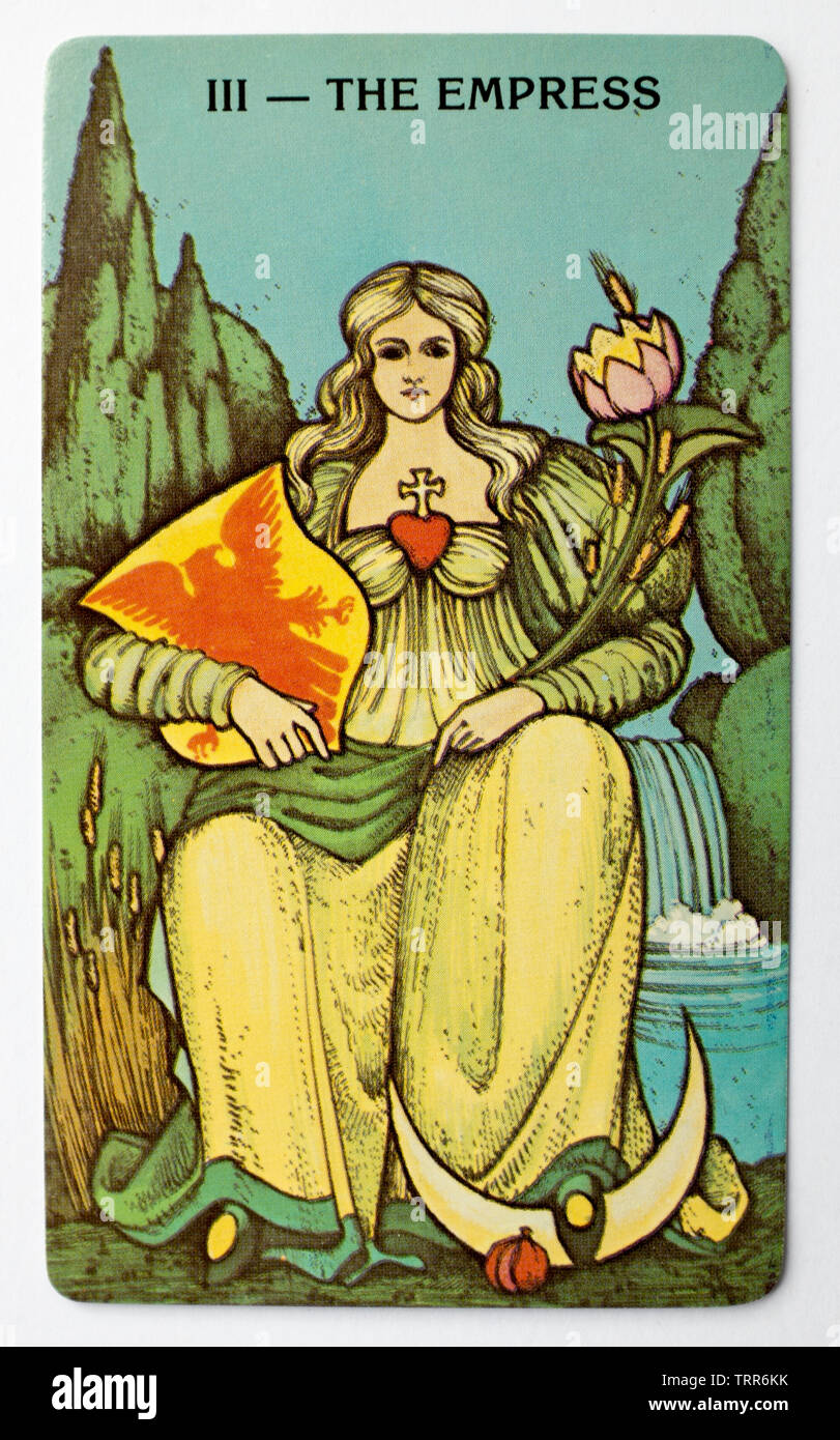 The Empress Morgan Greer Tarot Card Stock Photo - Alamy