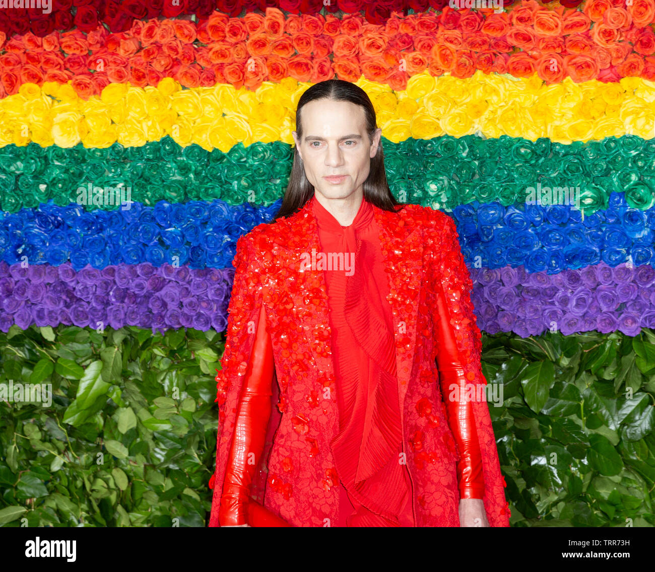 New York, NY - June 9, 2019: Jordan Roth wearing dress by Givenchy ...