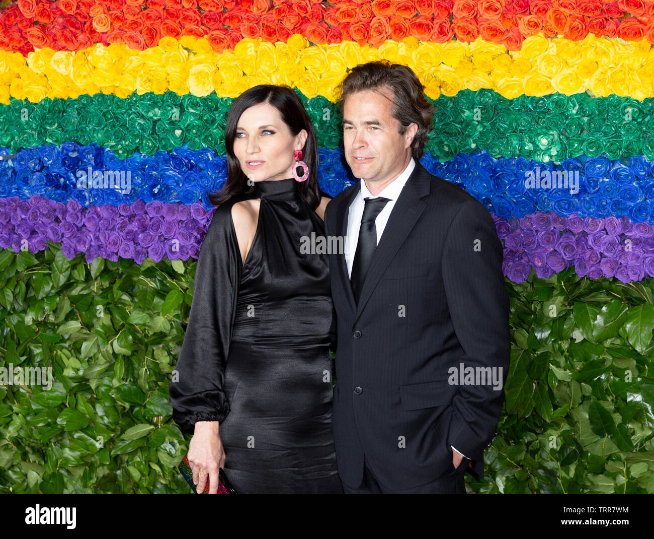 New York, NY - June 9, 2019: Kate Fleetwood and Rupert Goold attend the 73rd annual Tony Awards at Radio City Music Hall Stock Photo