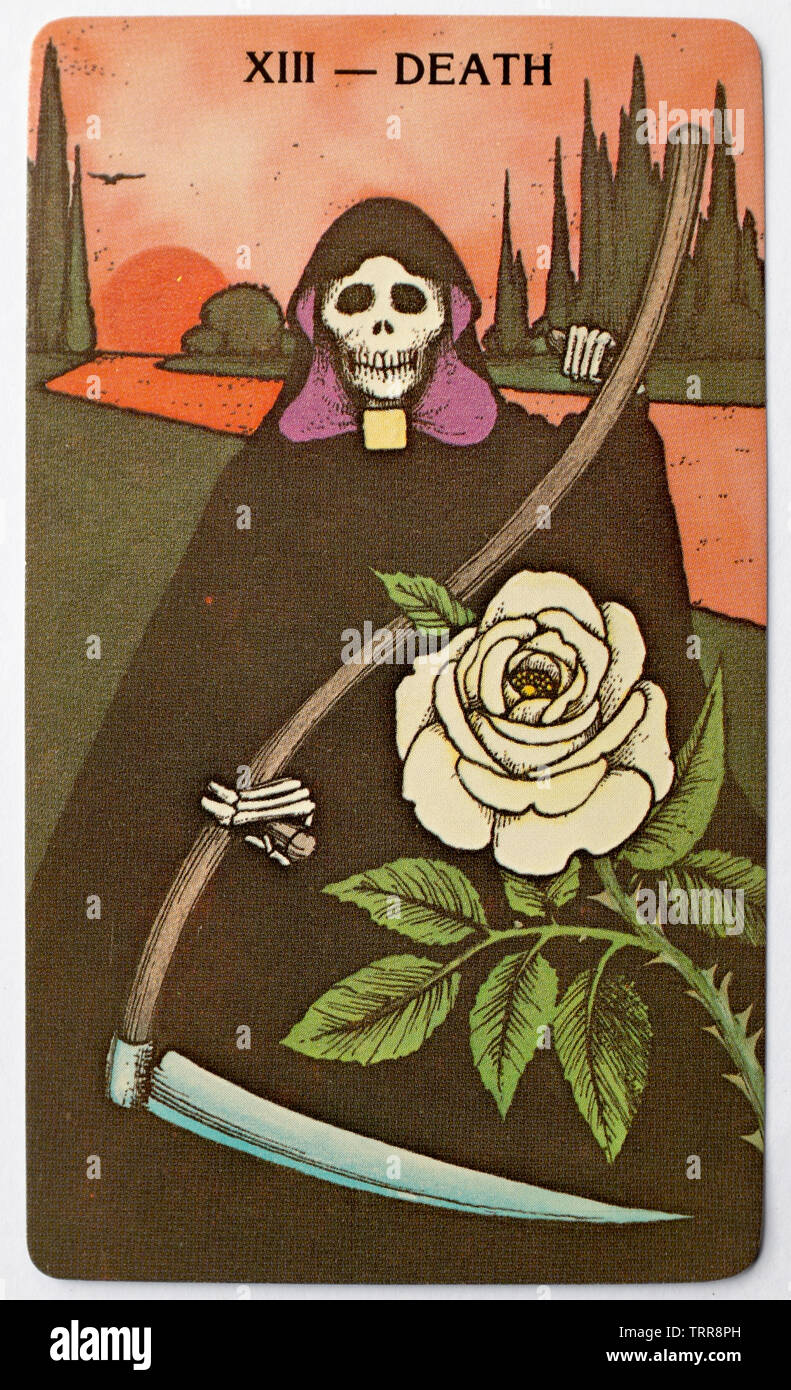 Morgan Greer Tarot Card - Death Stock Photo