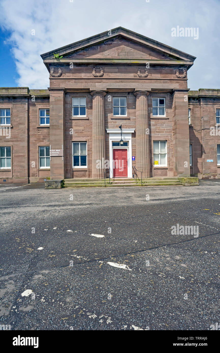 The old Montrose Royal Infirmary, GP and Maternity Unit which is now